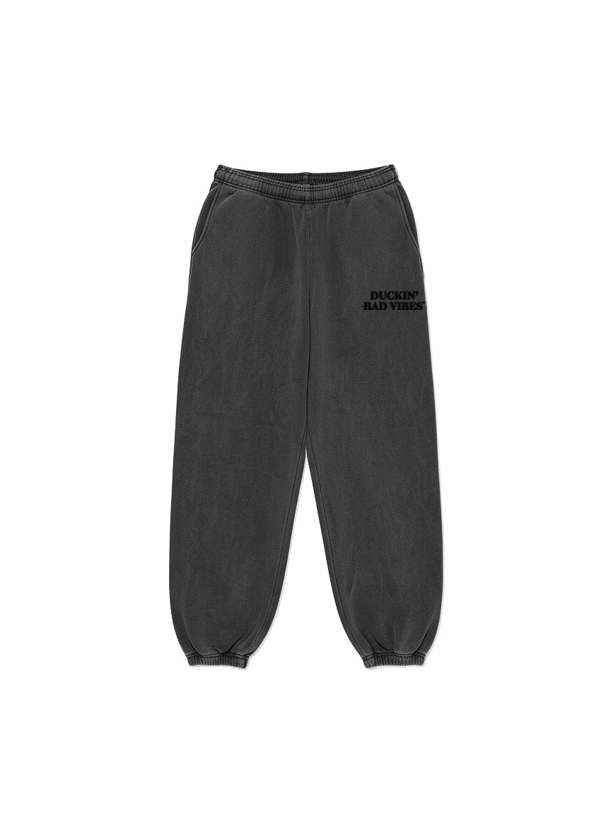 DUCKIN BAD VIBES EMBROIDERED SWEATPANTS