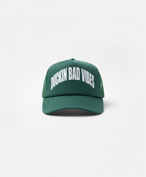 DUCKIN BAD VIBES ARCH TRUCKER HAT