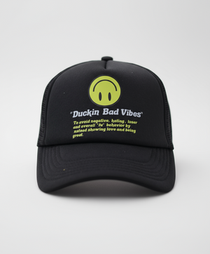 DUCKIN’ BAD VIBES TRUCKER ( SMILEY)