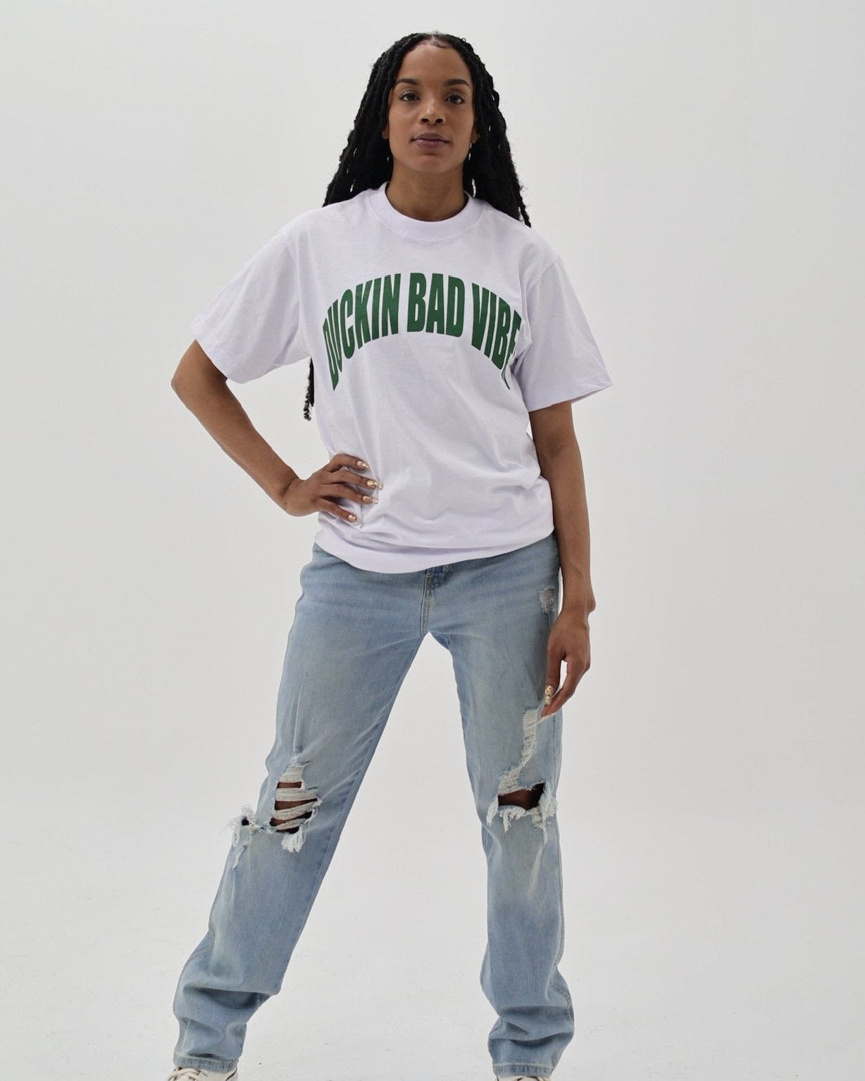 DUCKIN BAD VIBES ARCH PREMIUM TEE