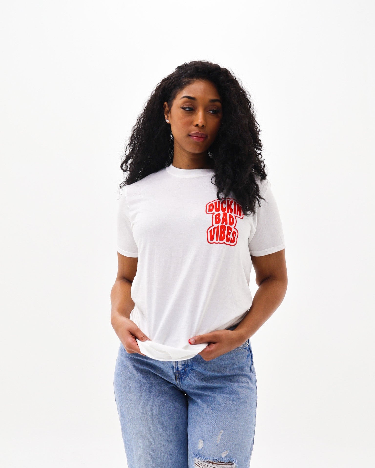 DUCKIN' BAD VIBES CORNER TEE