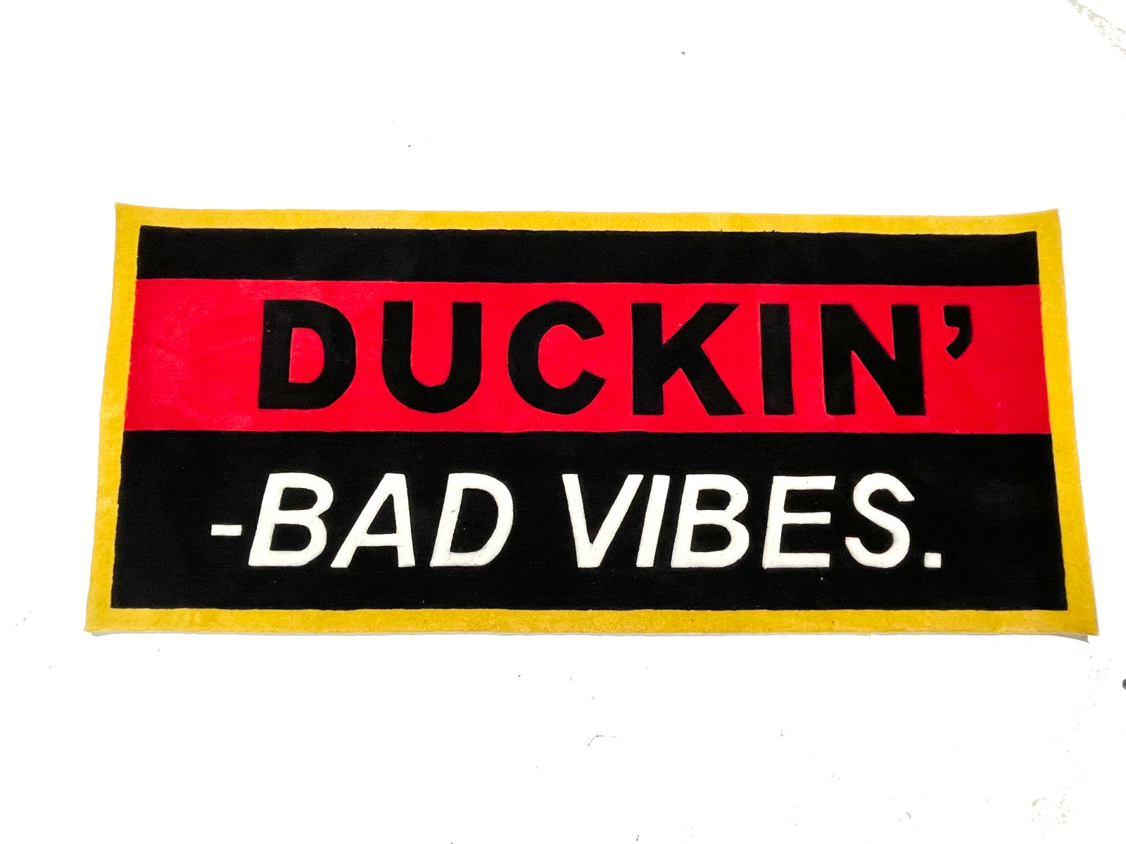 DUCKIN' BAD VIBES RUG